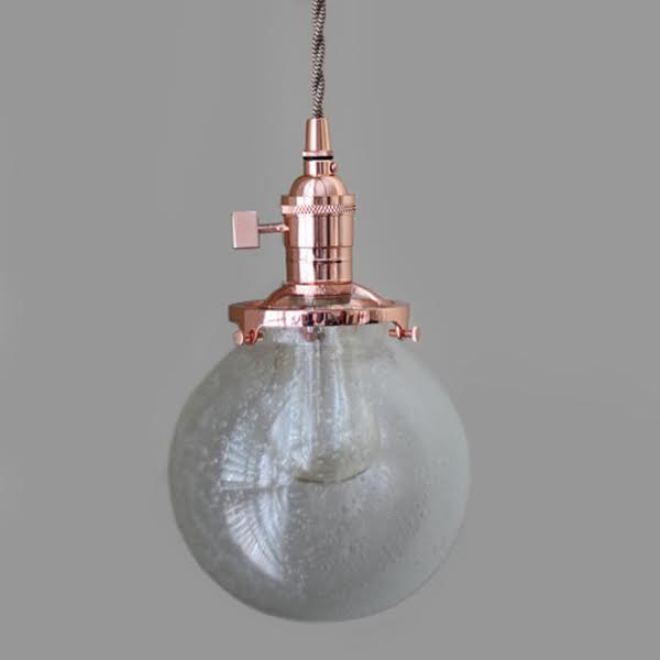 Подвесной светильник Bubble Sphere Glass Copper Медь в Уфе | Loft Concept 