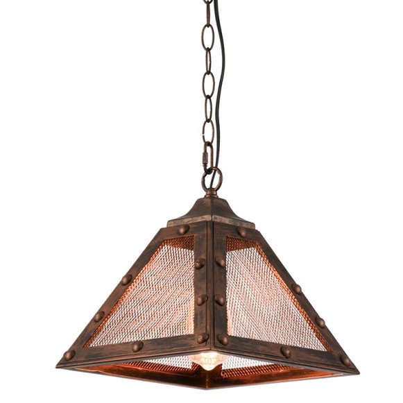 Подвесной светильник Coppercage Cone Pendant Медь в Уфе | Loft Concept 