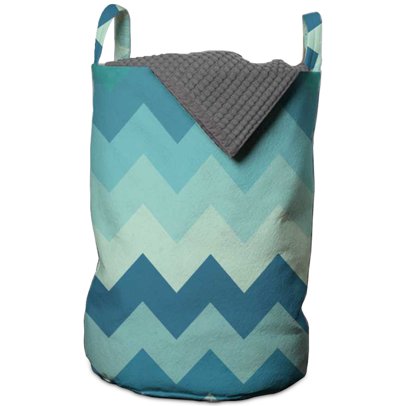 Корзина Blue Chevron Basket Мульти в Уфе | Loft Concept 