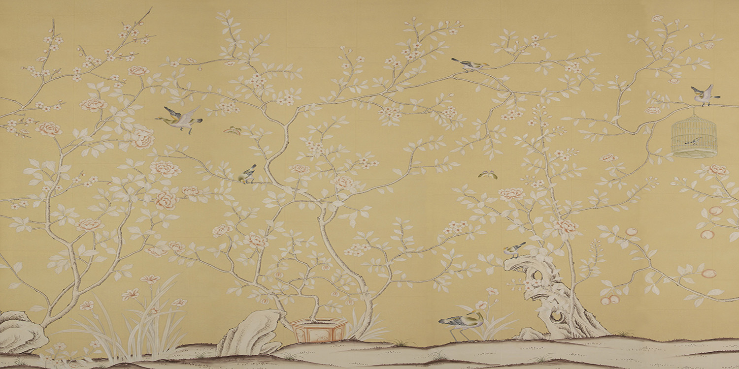 Обои ручная роспись Askew Statue - фото