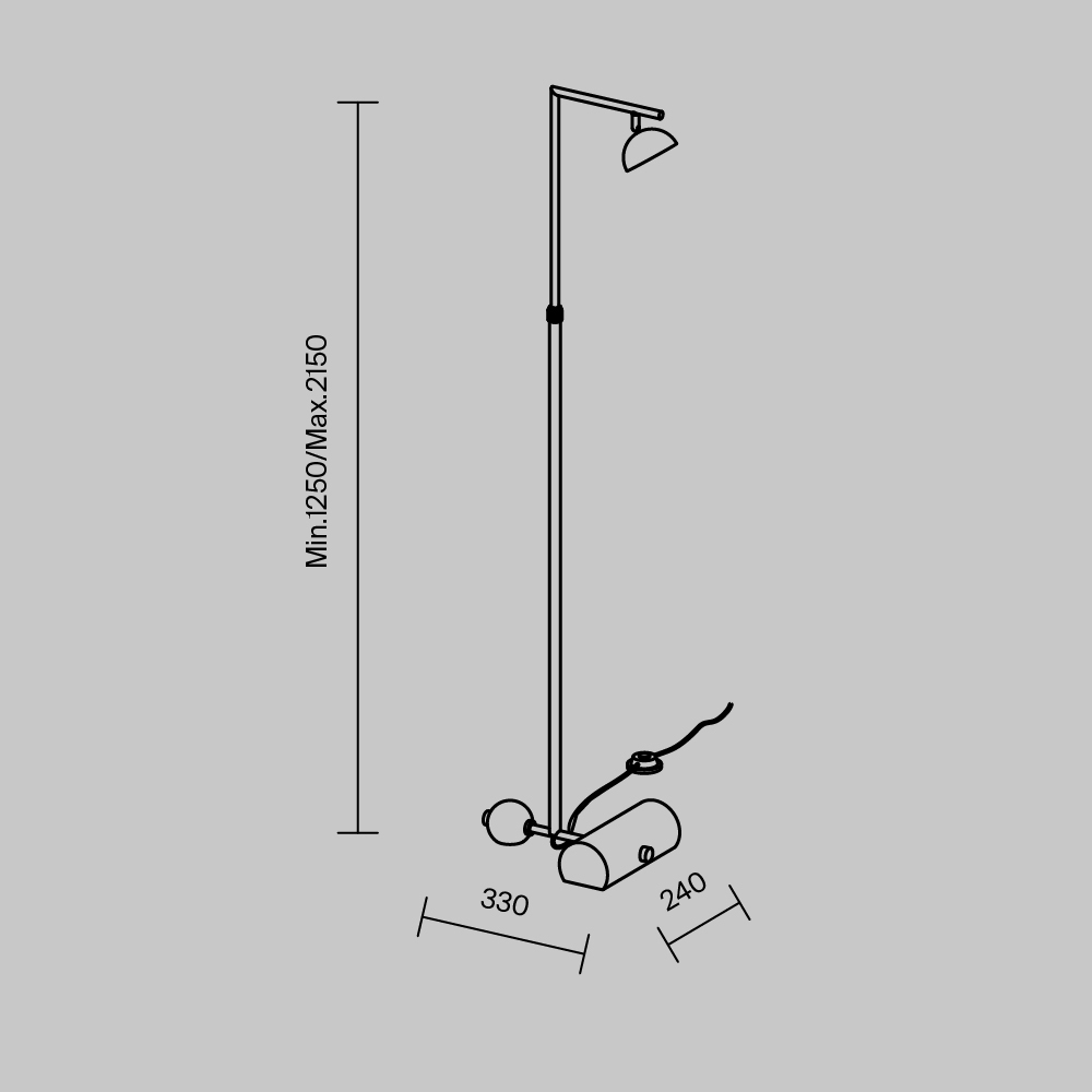 Напольный светильник Pikant 3000К 13Вт в Уфе