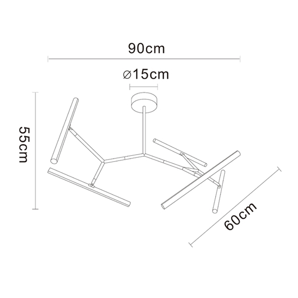 Люстра на штанге Geometry в Уфе