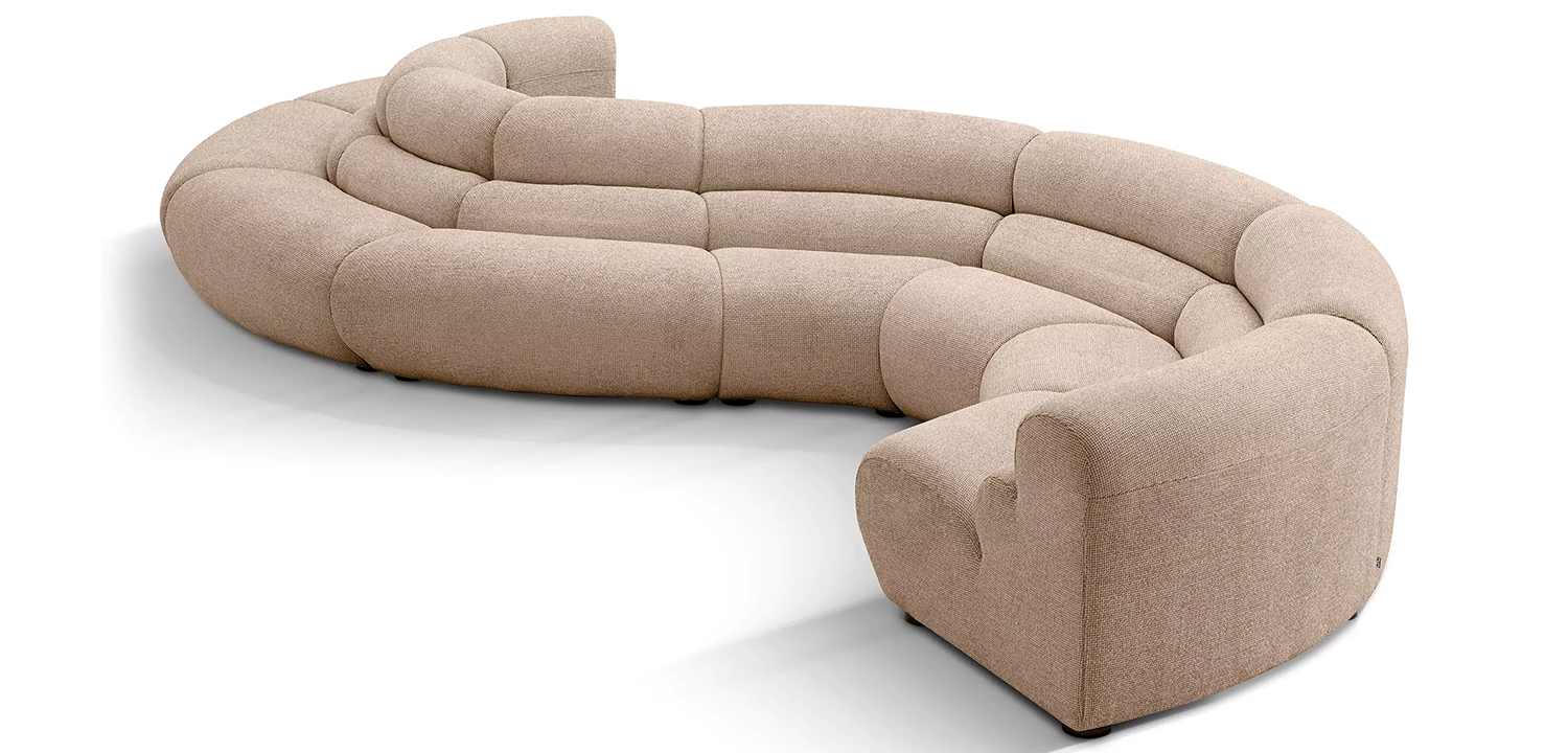 Модульный диван Eichholtz Sofa Lindau Inside Corner Sand - фото