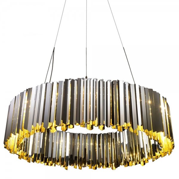 Люстра Grace Lightning Facet Chandelier Глянцевое золото Хром Черный Белый в Уфе | Loft Concept 