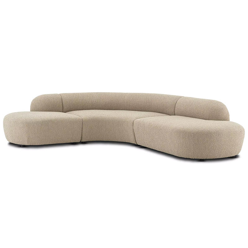 Диван Eichholtz Sofa Bjorn Boucle Sand Песочный в Уфе | Loft Concept 