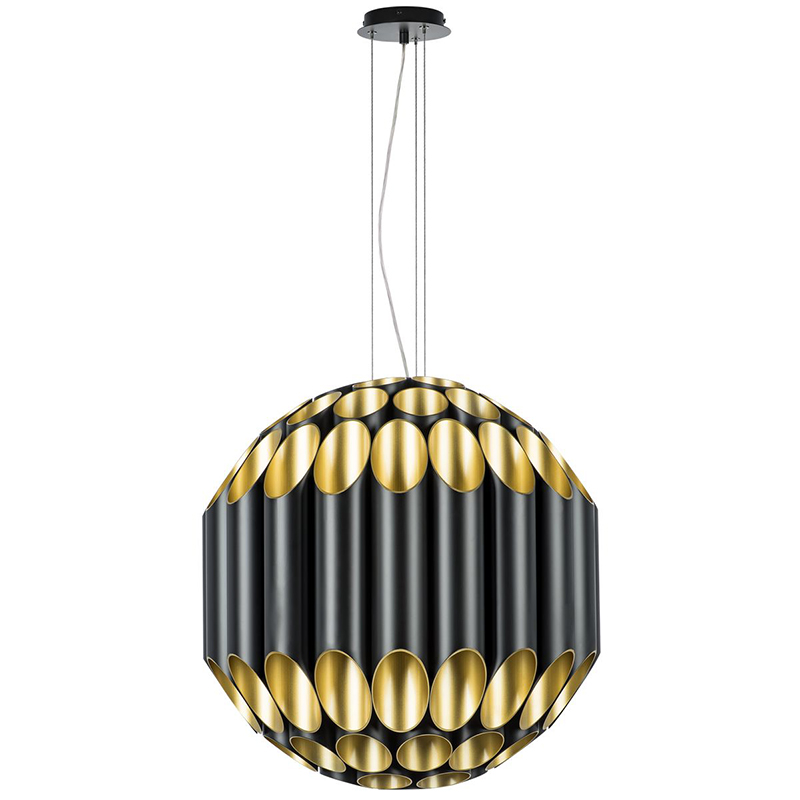 Люстра Garbi Black Pipe Organ Chandelier 80 Черный Золотой в Уфе | Loft Concept 