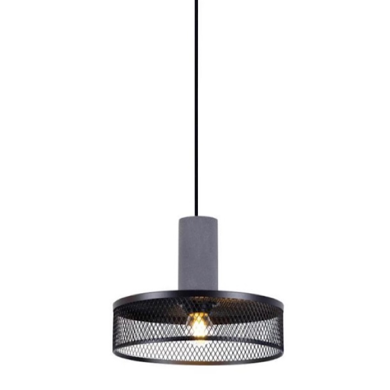 Подвесной светильник Loft Black Riveted Mesh Lighting Серый Черный матовый в Уфе | Loft Concept 