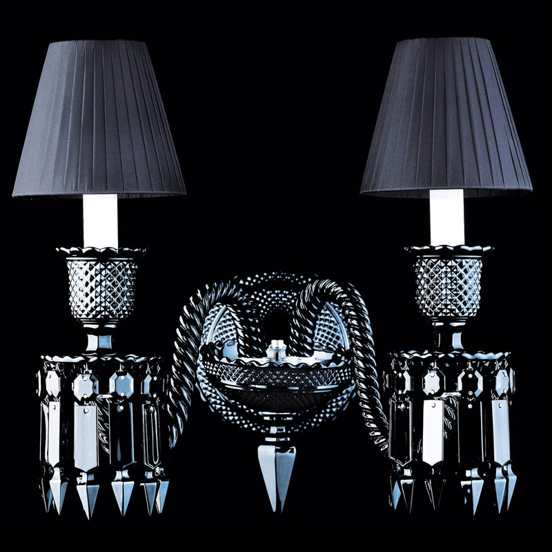 Бра BACCARAT ZENITH NOIR Wall Lamp 2 Черный в Уфе | Loft Concept 