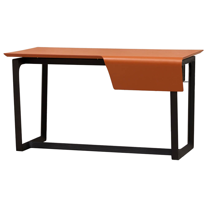 Рабочий стол Stan Orange Desk Оранжевый Черный в Уфе | Loft Concept 