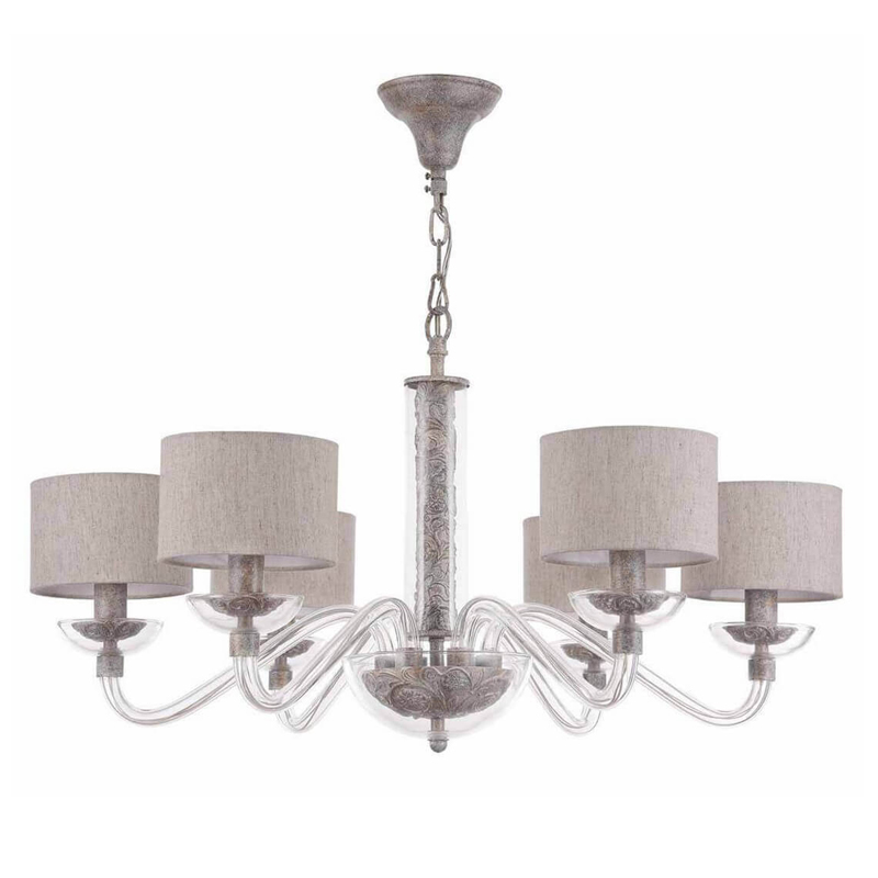 Люстра Sabella Light Chandelier 6 lamp Серый в Уфе | Loft Concept 