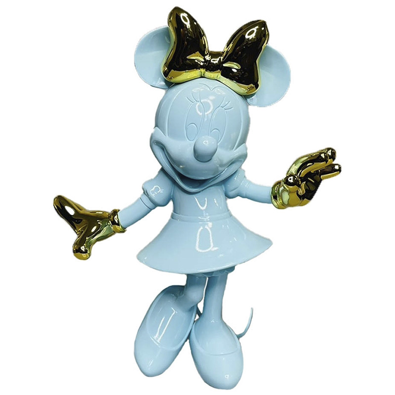 Статуэтка Минни Маус голубого цвета Minnie Mouse Blue Figurine  Голубой в Уфе | Loft Concept 