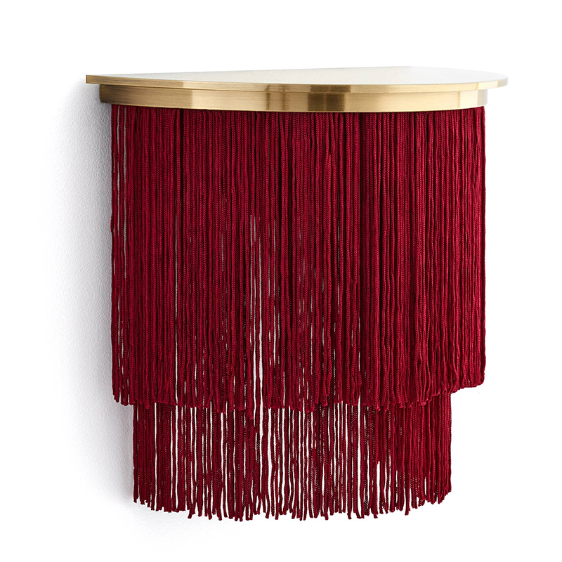 Бра Houtique Sconce Burgundy Бургундский красный Латунь в Уфе | Loft Concept 