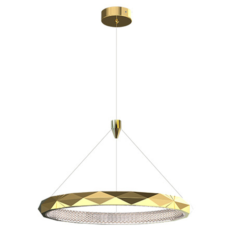 Люстра Horizontal Ring Gold Chandelier Золотой в Уфе | Loft Concept 