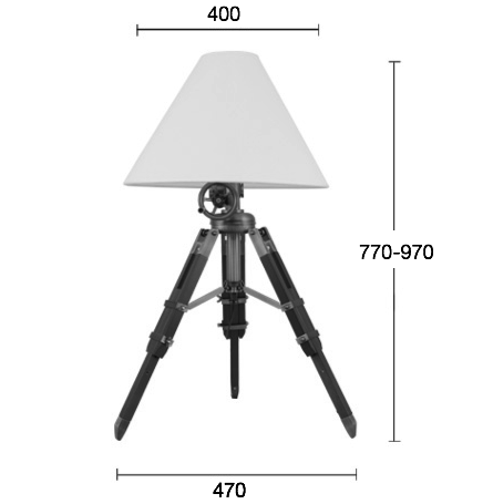 Настольная лампа Table Standing Lamp Black в Уфе