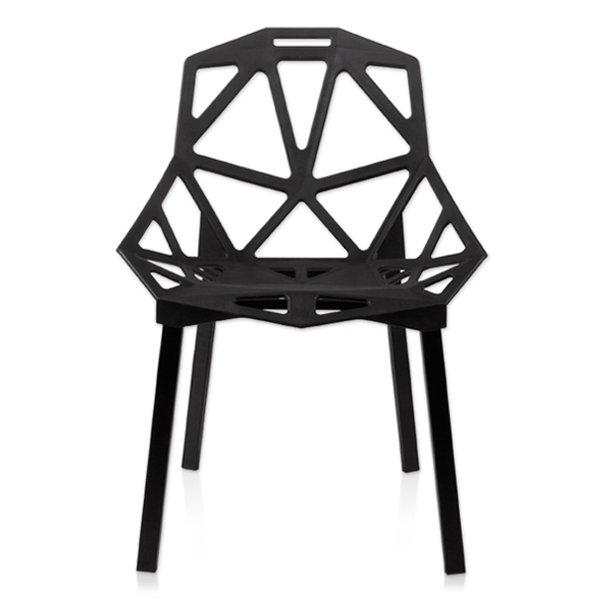 Дизайнерский стул CHAIR ONE black Черный матовый в Уфе | Loft Concept 