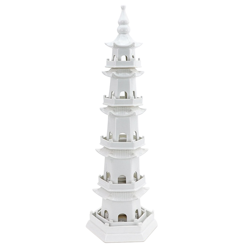 Статуэтка Ceramic Pagoda white Белый в Уфе | Loft Concept 