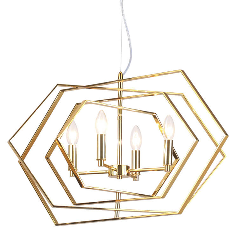 Люстра Damaris Chandelier gold Глянцевое золото в Уфе | Loft Concept 