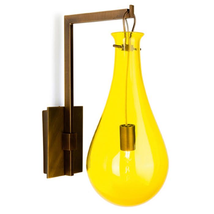 Бра Patrick Naggar Bubble Sconce yellow Желтый Черный в Уфе | Loft Concept 