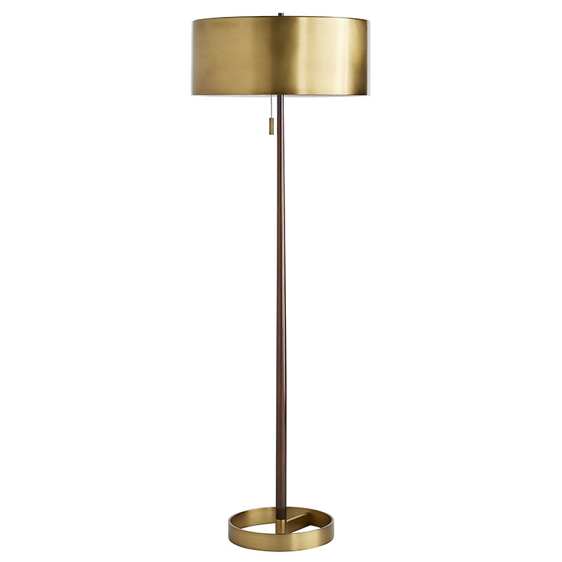 Торшер Arteriors VIOLETTA FLOOR LAMP Латунь в Уфе | Loft Concept 