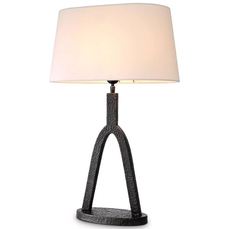 Настольная лампа Eichholtz Table lamp Coosa Темная бронза Белый в Уфе | Loft Concept 