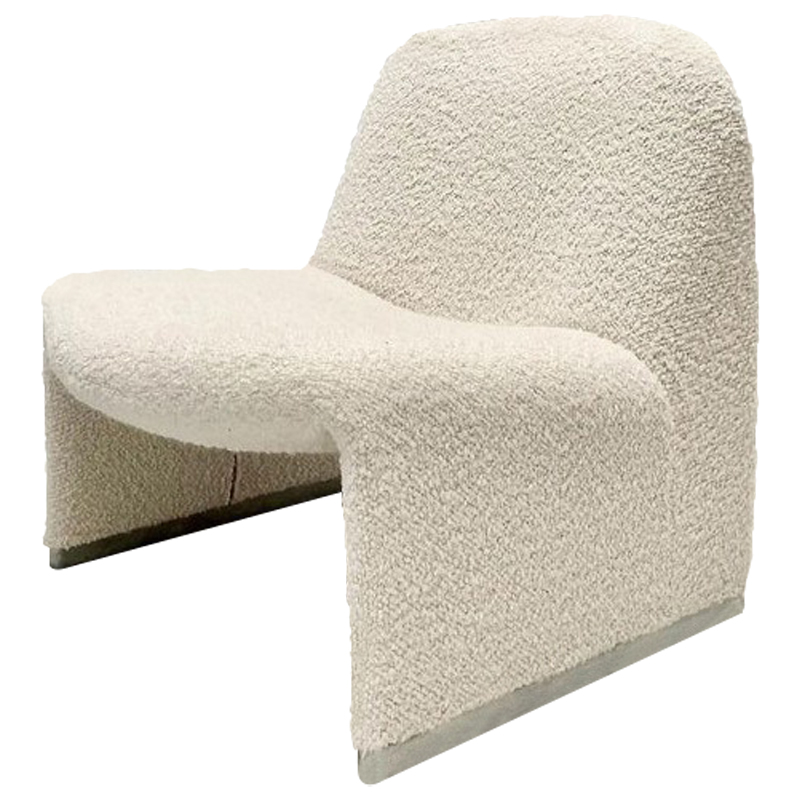 Кресло Kaydan White Boucle Armchair  в Уфе | Loft Concept 