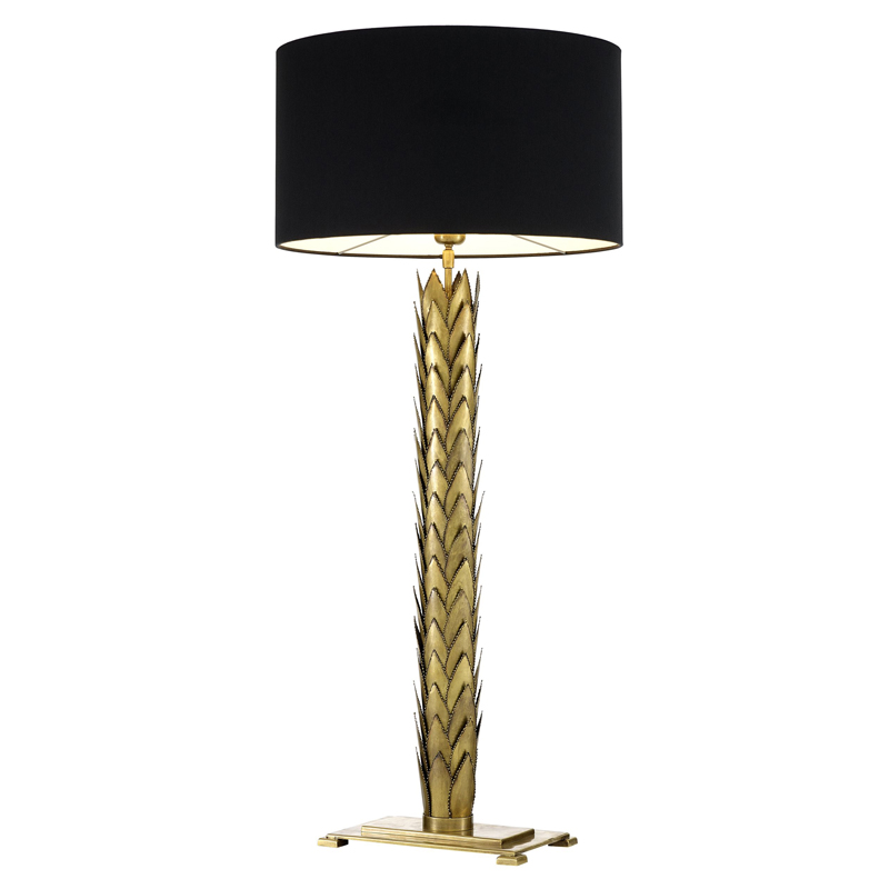 Настольная лампа Eichholtz Table Lamp Granada Латунь Черный в Уфе | Loft Concept 