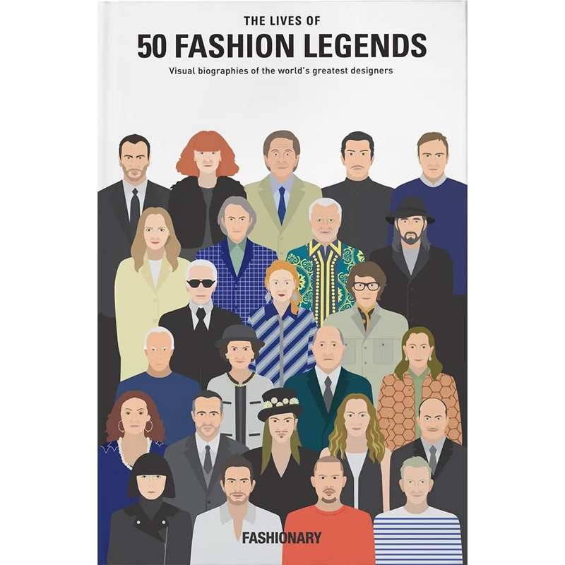 The Lives of 50 Fashion Legends Белый Мульти в Уфе | Loft Concept 