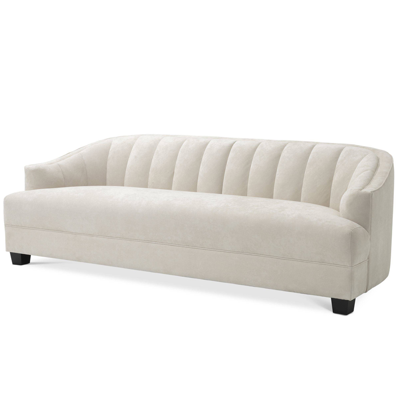 Диван Eichholtz Sofa Polaris ivory ( слоновая кость ) Черный в Уфе | Loft Concept 