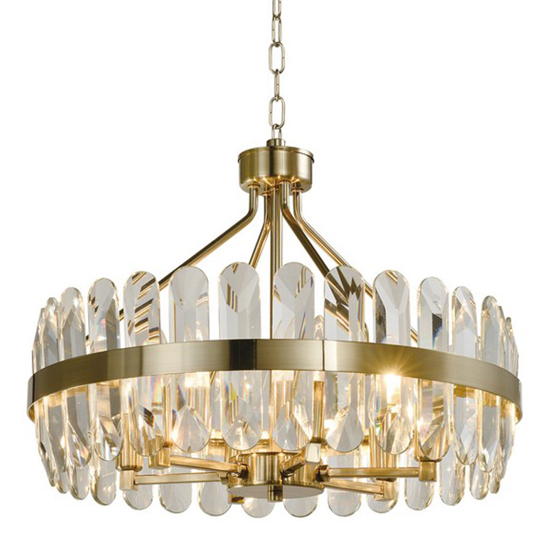 Люстра Genesia Chandelier Золотой Прозрачный (Transparent) в Уфе | Loft Concept 