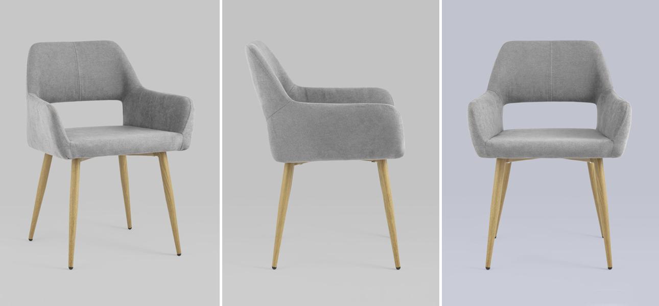 Стул NEASAN Chair Серый Цвет - фото