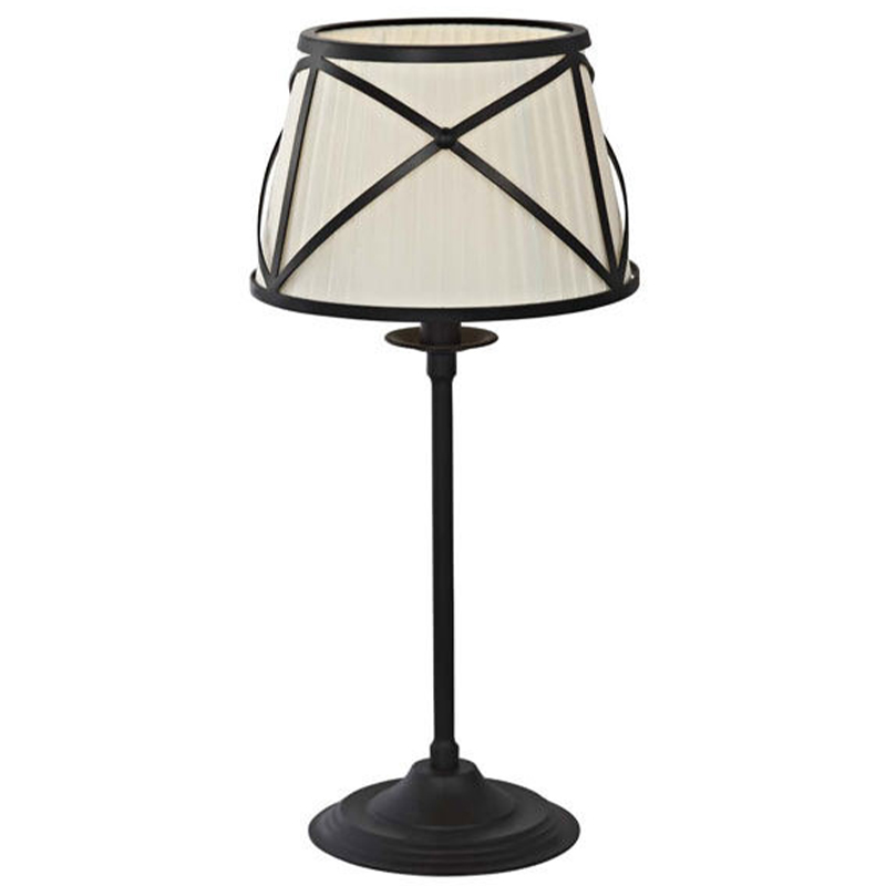 Настольная лампа с абажуром Provence Lampshade Light Brown Table Lamp Бежевый Коричневый в Уфе | Loft Concept 