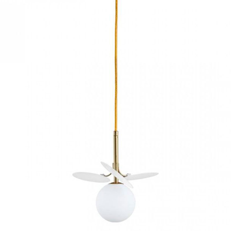 Подвесной светильник MATISSE Pendant One White Золотой Белый в Уфе | Loft Concept 