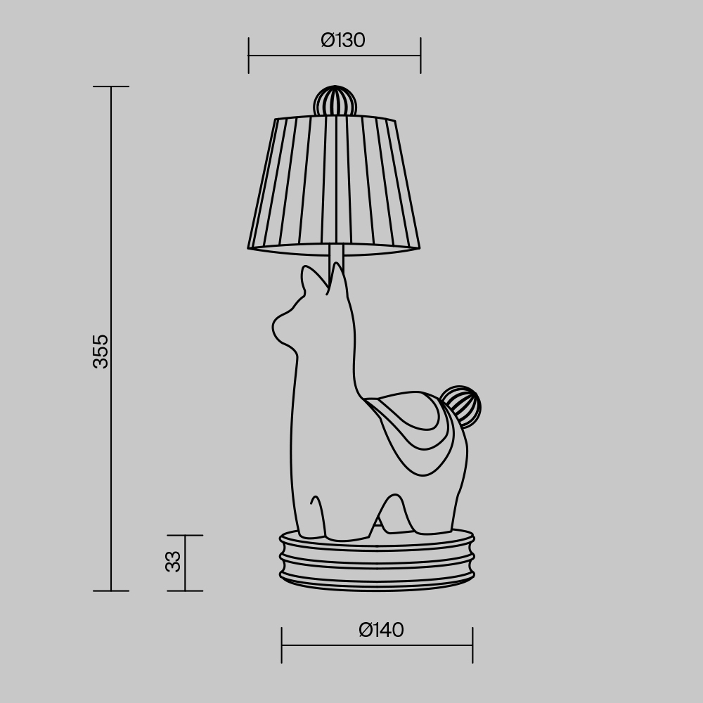 Настольный светильник Senor Alpaca 3000К 7Вт в Уфе