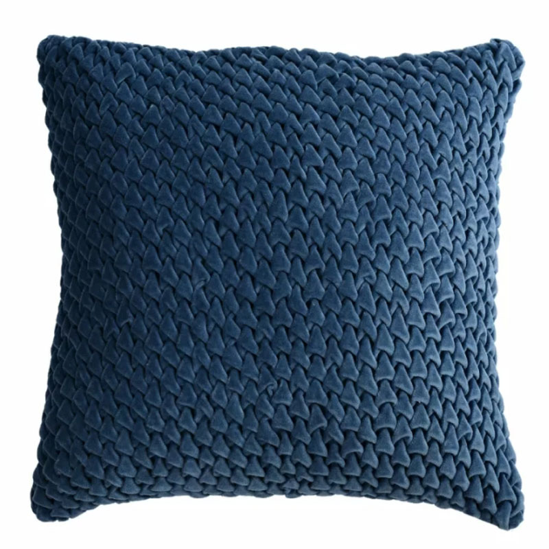 Подушка Purnama Quilting blue Синий в Уфе | Loft Concept 