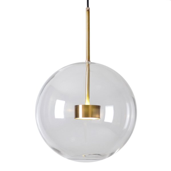 Подвесной светильник Suspension LED design BUBBLE LAMP 1 Латунь Прозрачное Стекло в Уфе | Loft Concept 