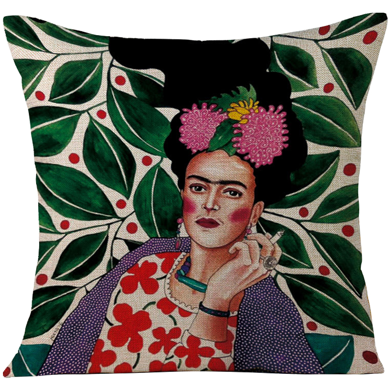 Декоративная подушка Frida Kahlo 13 Мульти в Уфе | Loft Concept 