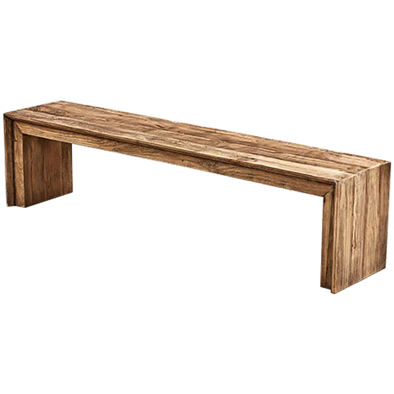 Скамья в стиле лофт Cline Wood Bench Древесина в Уфе | Loft Concept 