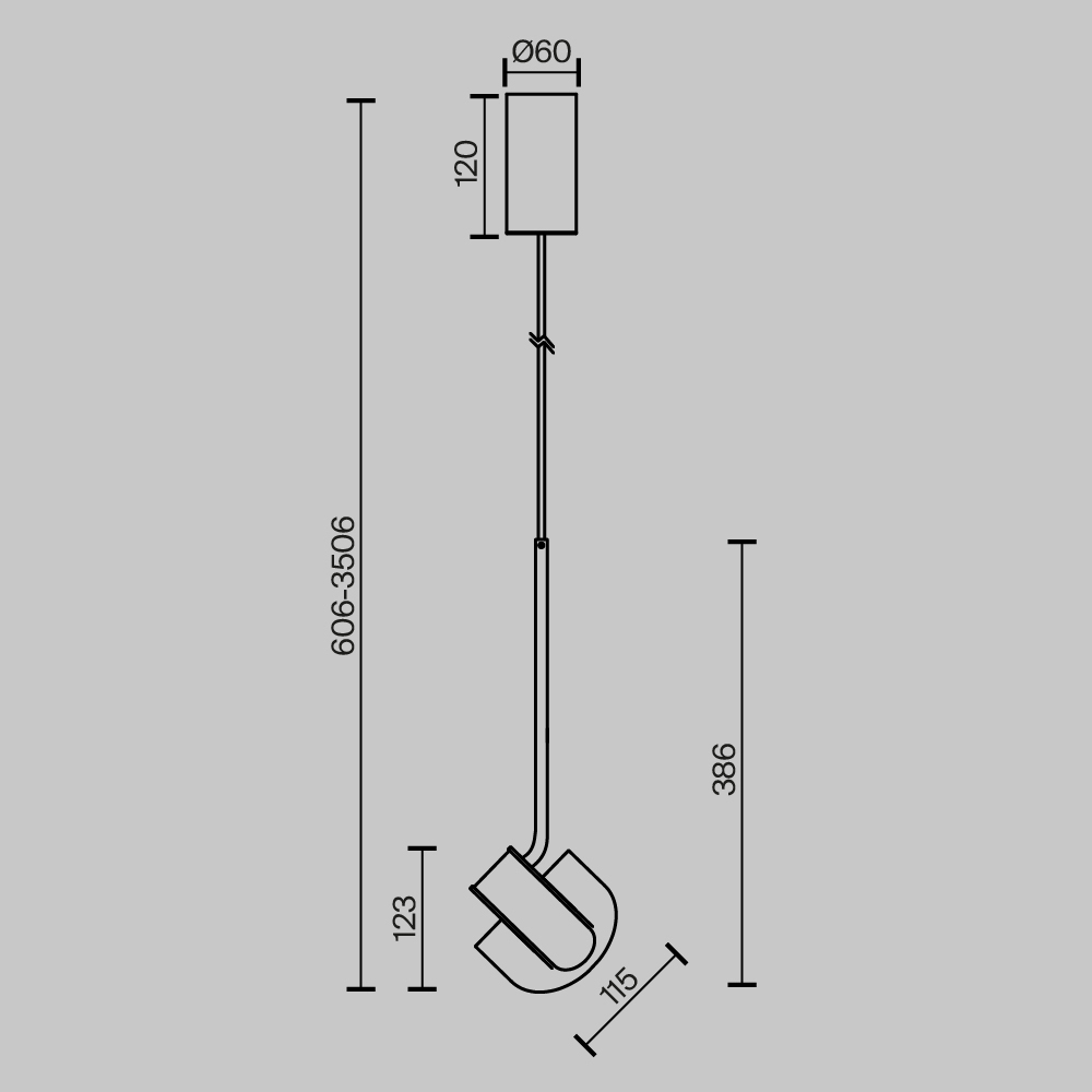 Подвесной светильник в цвете Латунь Levix в Уфе