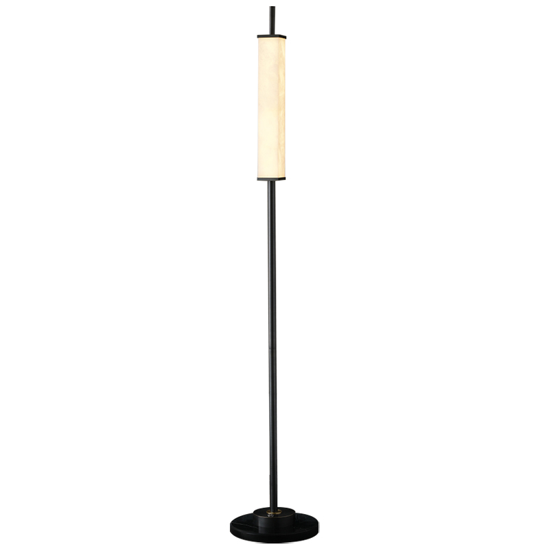 Торшер Gaelle Modern Marble Floor Lamp Белый Мрамор Bianco Темная медь Черный в Уфе | Loft Concept 