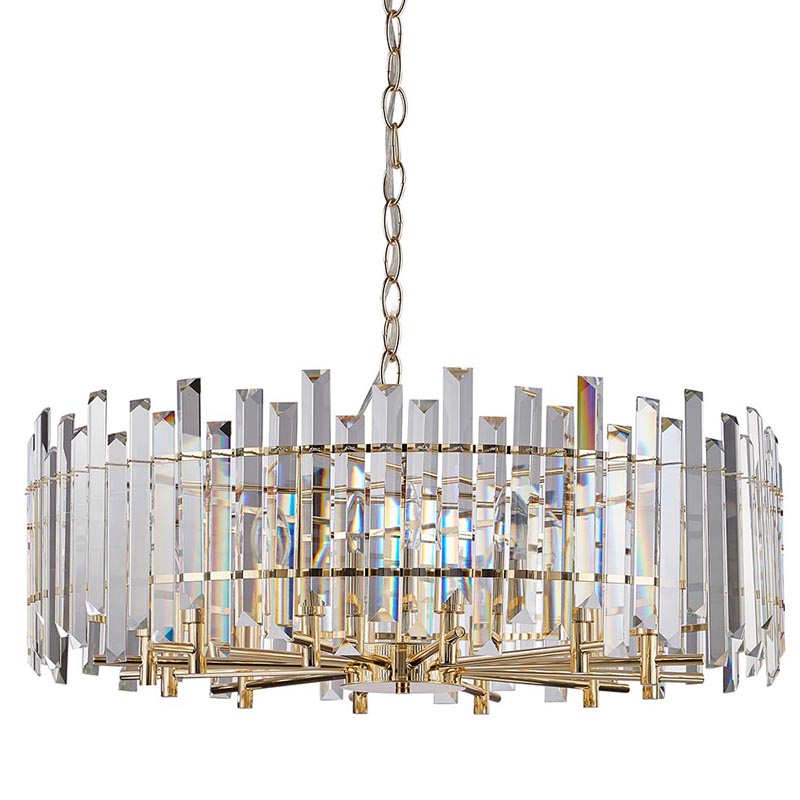 Люстра Langley Chandelier gold 80 Золотой Прозрачный в Уфе | Loft Concept 