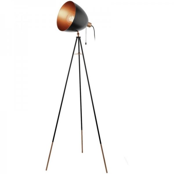 Напольный светильник Scopus Floor Lamp Черный Медь в Уфе | Loft Concept 