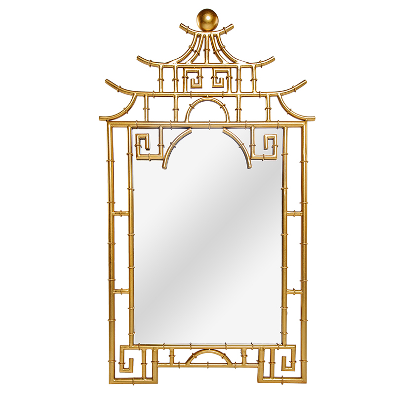 Зеркало Pagoda Mirror Gold 128 Золотой в Уфе | Loft Concept 