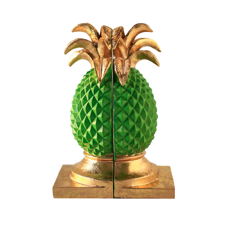 Держатель для книг Green Pineapple Book Holder Зеленый Золотой в Уфе | Loft Concept 