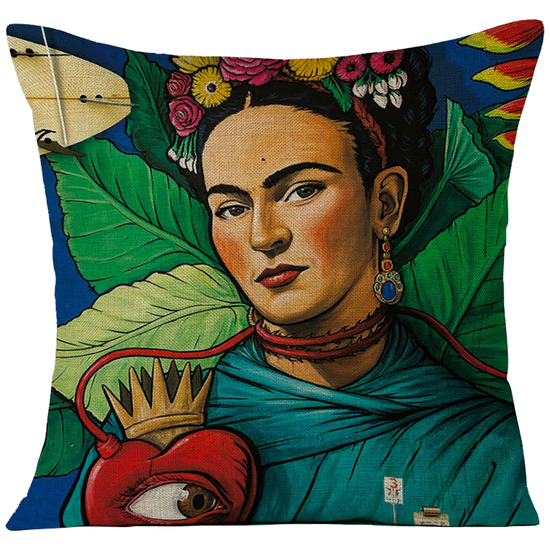 Декоративная подушка Frida Kahlo 10 Мульти в Уфе | Loft Concept 