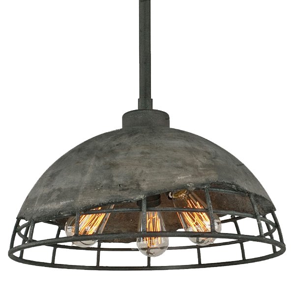 Подвесной светильник Stone industrial lamp 3 Серый (Gray) в Уфе | Loft Concept 