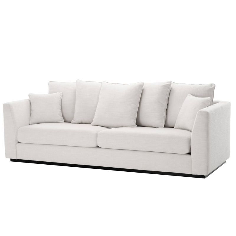 Диван Eichholtz Sofa Taylor white Белый Черный в Уфе | Loft Concept 