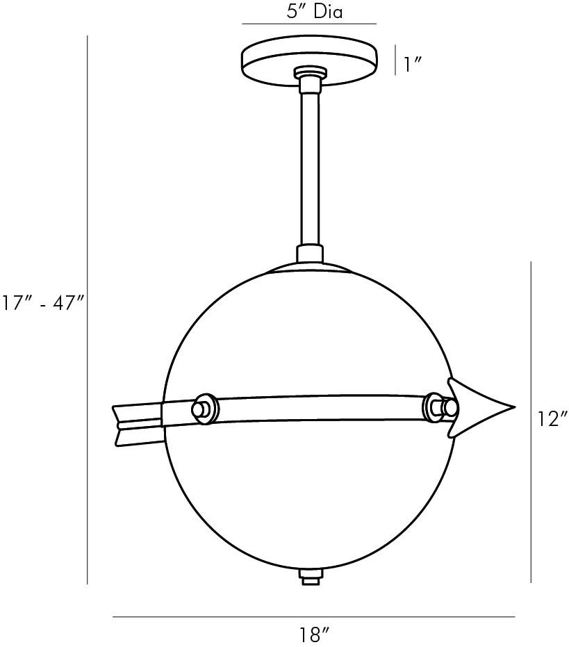 Люстра Arteriors CELESTIAL PENDANT в Уфе