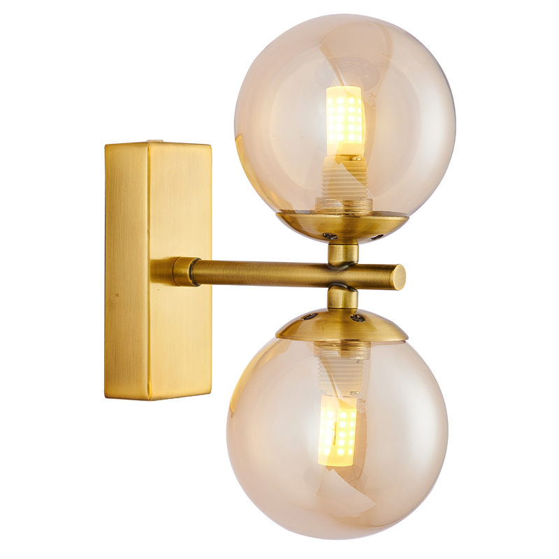 Бра Berries Sconce amber Латунь Янтарь (Amber) в Уфе | Loft Concept 