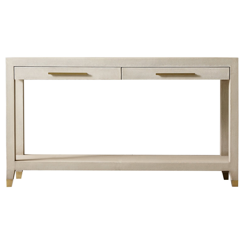 Charles Stingray Texture Console Ivory Консоль скат Золотой ivory ( слоновая кость ) в Уфе | Loft Concept 