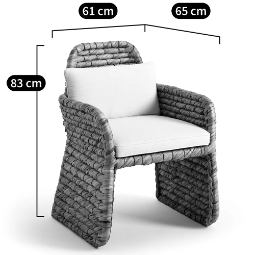 Плетеное кресло Madge Wicker Armchair в Уфе